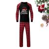 Christmas Pajamas for Women, Christmas Pajamas Matching Family Couples Pjs Sets Plus Size Holiday Outfits Cotton Satin Silk Pijamas Navideas Familiares 2024 Festival Red Black Plaid Pants view 4