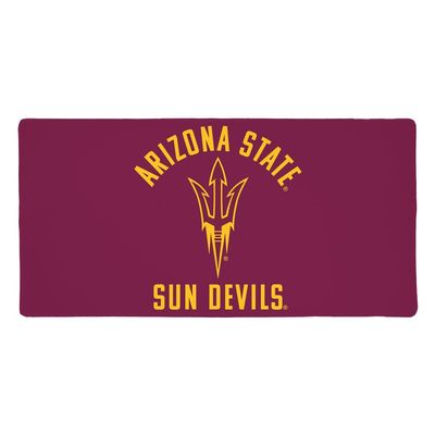 Arizona State University Sun Devils Logo Large Gaming Mouse Pad Desk Mat with Stitched Edges, Non-Slip Base for Gamer, Home and Office, 31.5 x 15.7