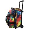 Pyramid Path Pro Deluxe Double Roller Bowling Bag (Paint Splash) view 1