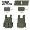 LASVENIS Quick Release Tactical Vest for Men, Adjustable Breathable Weighted Tactical Vest for Training view 2