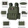 LASVENIS Quick Release Tactical Vest for Men, Adjustable Breathable Weighted Tactical Vest for Training view 3