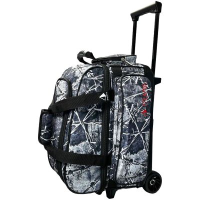 Pyramid Path Pro Deluxe Double Roller Bowling Bag (Barbed Wire)