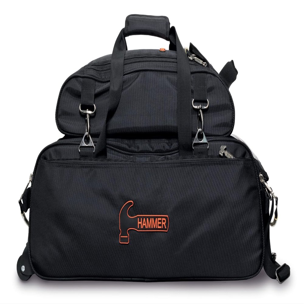 Hammer Premium Slim Triple Tote with Pouch - Black
