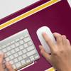 Central Michigan University CMU Chippewas Primary Logo Stripes Large Gaming Mouse Pad Desk Mat with Stitched Edges, Non-Slip Base for Gamer, Home and Office, 31.5 x 15.7 view 3