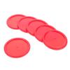 Anneome 6pcs Ice Hockey Pucks Plastic Table Hockey Pucks Replacement for Table Accessories Small Sturdy Smooth view 1