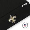 FOCO New Orleans Saints NFL Basic Primary Logo Pom Beanie - Black view 3