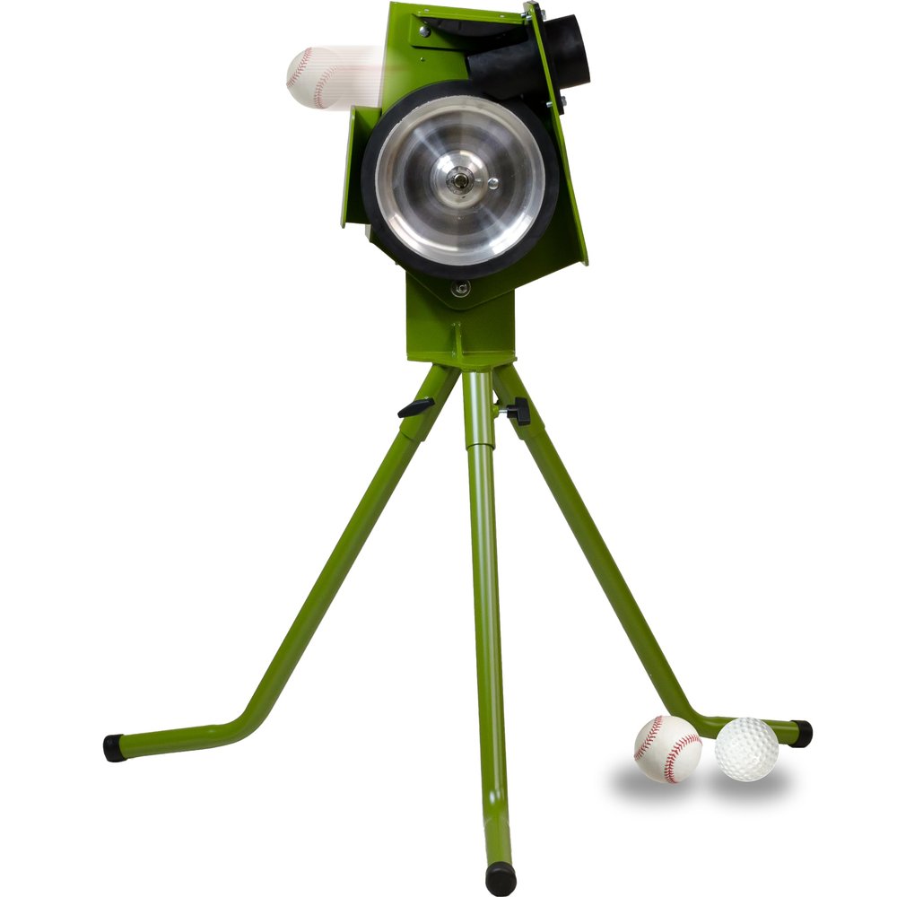 Mound Yeti-1 Baseball Softball Pitching Machine, 30 to 60 MPH Youth and Adult Single Wheel Pitching Machine for Baseball and Softball, Training Equipment, YETI-1