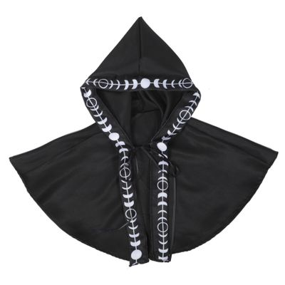COSMEVIVI Halloween Medieval Hooded Cloak for Cosplay and Costume Parties Vintage Style Unisex Design for Role Play and Carnival Celebrations