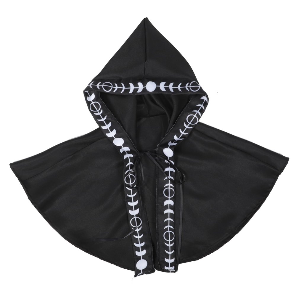 COSMEVIVI Halloween Medieval Hooded Cloak for Cosplay and Costume Parties Vintage Style Unisex Design for Role Play and Carnival Celebrations