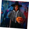 COSMEVIVI Halloween Medieval Hooded Cloak for Cosplay and Costume Parties Vintage Style Unisex Design for Role Play and Carnival Celebrations view 2