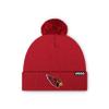 FOCO Arizona Cardinals NFL Basic Primary Logo Pom Beanie - Dark Red view 1