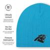 FOCO Carolina Panthers NFL Basic Primary Logo Skull Beanie - Glacier Blue view 4