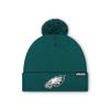 FOCO Philadelphia Eagles NFL Basic Primary Logo Pom Beanie - Midnight Green view 1