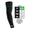 1 Pair Nxtrnd Compression Arm Sleeves for Men, Breathable Football, Basketball, Baseball Accessory, Adult & Kids (Youth, Black) view 2