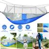 JHshop Camping Hammock, Portable Hammocks, Portable Double Hammock with Net, 2 Person Hammock, for Outdoor Hiking Survival Travel,Hammock Tent for Outside view 3