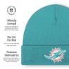 FOCO Miami Dolphins NFL Basic Primary Logo Beanie - Neptune view 4