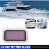 Brilluxa Boat Porthole Window, 429 x 171mm Rectangular Marine portlight with Internal Opening Ventilation Hatch, Deck Hatch Window for Boat Yacht RV, Marine Porthole Replacement view 3