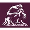 Go All Out 3X-Large Maroon Mens The Thinker Bigfoot Sasquatch On A Tree Stump Funny Sweatshirt Hoodie view 4