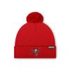 FOCO Tampa Bay Buccaneers NFL Basic Primary Logo Pom Beanie - Red view 1