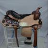 A H SADDLERY Horse Saddle American Leather Flex Tree Trail & Pleasure |American Saddle Horse |Leather Saddle |Saddle for Horses |Horse Saddle Western I Seat Size- 8.5" inches (8"-12")_196 view 2
