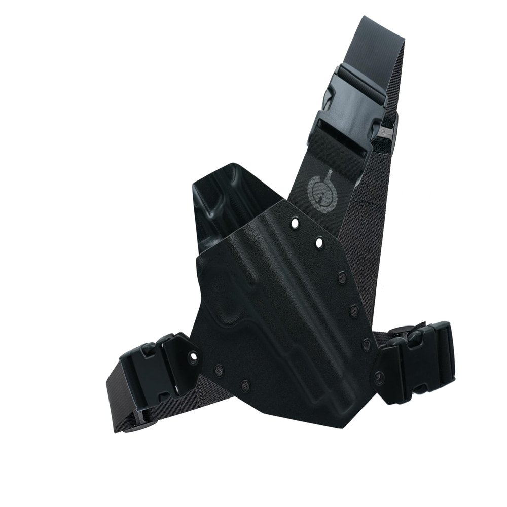 Kenai Chest Holster for a Browning - Black (Model - Buckmark, Right)