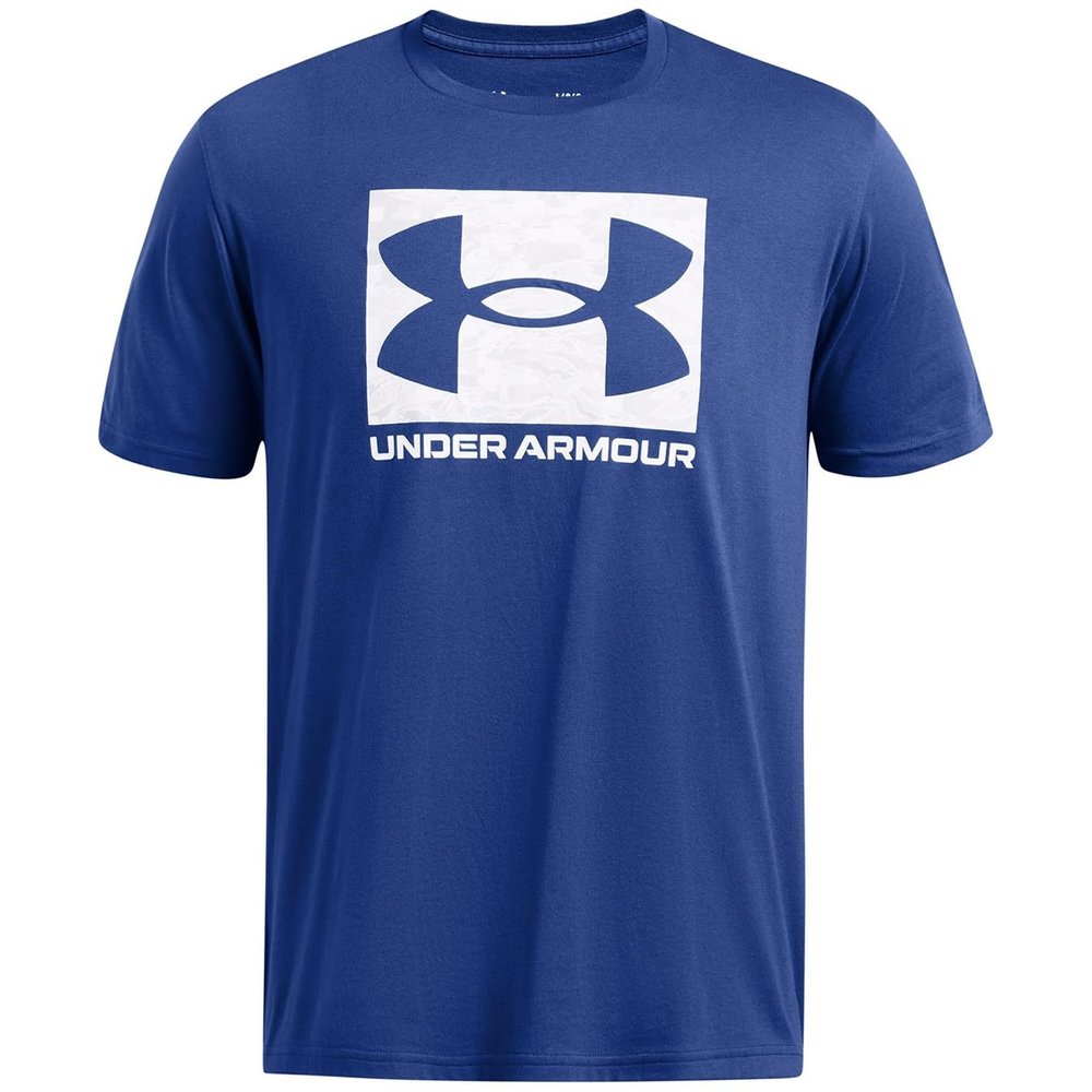 Under Armour - Mens ABC Camo Boxed Logo T-Shirt, Color Tech Blue (432), Size: XX-Large