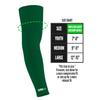 1 Pair Nxtrnd Compression Arm Sleeves for Men, Breathable Football, Basketball, Baseball Accessory, Adult & Kids (Youth, Dark Green) view 2
