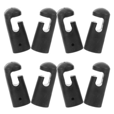 GOOHOCHY 8Pcs Replacement Trampoline Pole Covers Heavy Duty Plastic Tube Caps for Trampoline Net Poles Secure Fit Protective Accessories