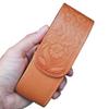 Women's Hard Glasses Case with Floral Embossing  Premium PU Leather with Soft Felt Lining, Magnetic Closure & Belt Clip  Stylish Eyewear Pouch for Sunglasses and Reading Glasses F5039BR view 1