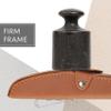 Women's Hard Glasses Case with Floral Embossing  Premium PU Leather with Soft Felt Lining, Magnetic Closure & Belt Clip  Stylish Eyewear Pouch for Sunglasses and Reading Glasses F5039BR view 4