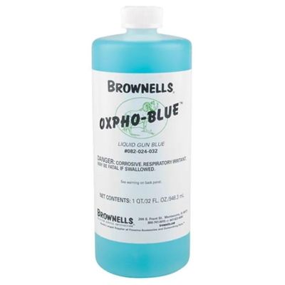 Brownells Oxpho-Blue Liquid Gun Blue, Cold Bluing Solution, Gunsmithing Tools Maintenance Cleaning Supplies, Professional Grade, 32 oz