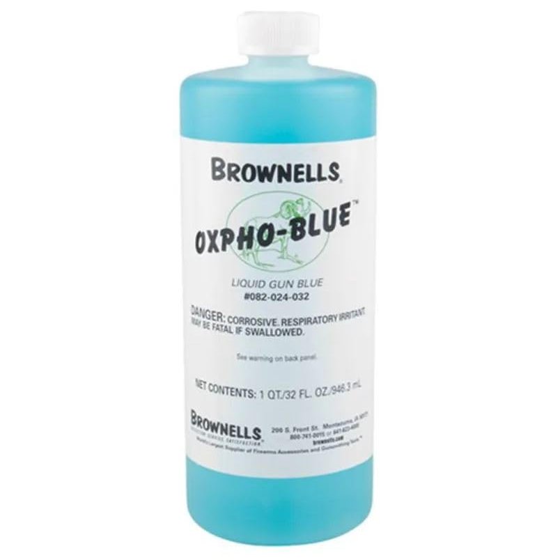 Brownells Oxpho-Blue Liquid Gun Blue, Cold Bluing Solution, Gunsmithing Tools Maintenance Cleaning Supplies, Professional Grade, 32 oz