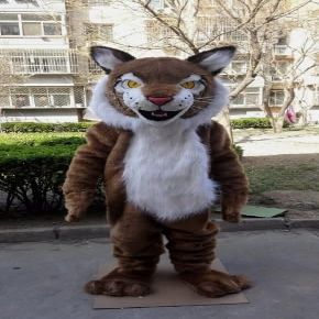 FurryWu Studio Tiger Wild Cat Suit Animal Mascot Costume Party Carnival Costumes School Party Halloween Cosplay Christmas Fancy Dress
