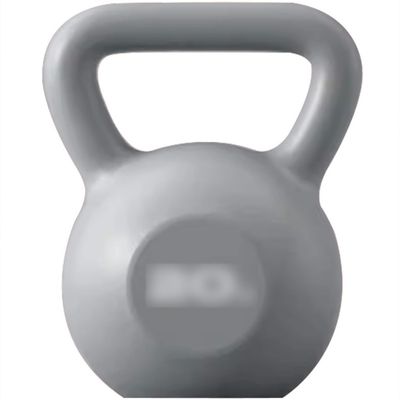 Kettlebell Home Men's Strength Training Kettle Bells, Professional Sports Shaping Kettle Ball, Protect The Floor, Swing/Squat/Push-up(Grey-20lb)