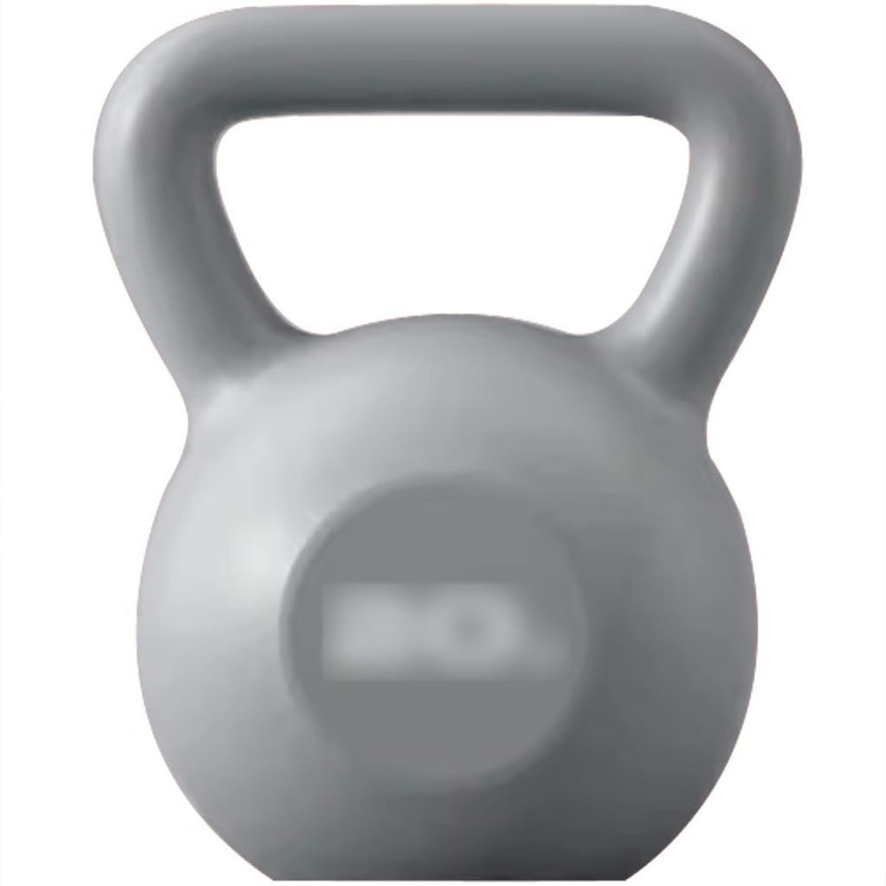 Kettlebell Home Men's Strength Training Kettle Bells, Professional Sports Shaping Kettle Ball, Protect The Floor, Swing/Squat/Push-up(Grey-20lb)