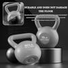 Kettlebell Home Men's Strength Training Kettle Bells, Professional Sports Shaping Kettle Ball, Protect The Floor, Swing/Squat/Push-up(Grey-20lb) view 4