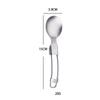 IGRIXLSD 1pc Pure Titanium Folding Spoon Fork Salad Spoon Outdoor Camping Household Tableware(1) view 2