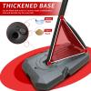 Height Adjustable 7 to 10ft Basketball Hoop 44 Inch Backboard Portable Basketball Goal System with Stable Base and Wheels, use for Outdoor (Black+ Gray) view 4