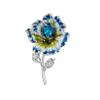 GTEFSWS Brooches Brooch Color Glaze Sun Flower Brooch Lady Personality Temperament Anti-Light Pin Clothing Accessories Pin for Women Fashion view 1