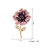 GTEFSWS Brooches Brooch Color Glaze Sun Flower Brooch Lady Personality Temperament Anti-Light Pin Clothing Accessories Pin for Women Fashion view 2