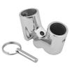 Marine Stainless Steel Folding Swivel Coupling Tube Pipe Connector Boat Hardware Fitting for Bimini (25mm caliber) view 4