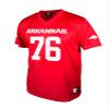 Genuine Collective EMarion Harris - 76 Arkansas Razorbacks Nil Football Jersey, Red view 2