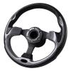 QYMOPAY 12.5 Inch Boat Steering Wheel with 3/4 Axle Marine Steering Wheel Adapter, Yachts, Pontoon Boats view 1