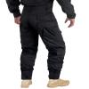 MERJAZ Men's Fleece Lined Tactical Pants Thermal Camo Cargo Pants Winter Waterproof Hiking Pants Insulated Work Pants Black 32 view 2