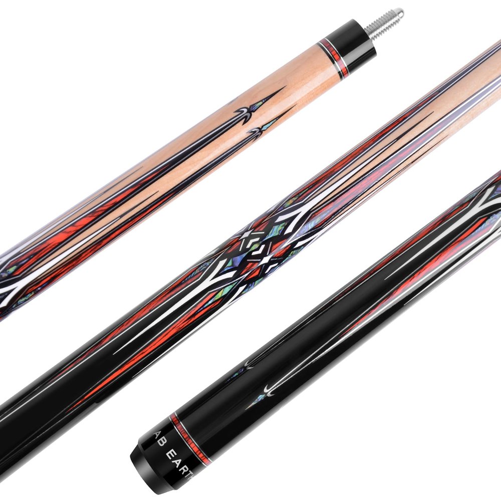 AB Earth 36 Inch/ 42 Inch/ 48 Inch Short Pool Cue Stick for Kids, Canadian Maple Billiard Cues for Tight Spaces (Natural 36")