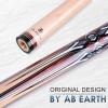 AB Earth 36 Inch/ 42 Inch/ 48 Inch Short Pool Cue Stick for Kids, Canadian Maple Billiard Cues for Tight Spaces (Natural 36") view 2