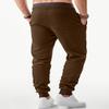 JMIERR Mens Fleece Sweatpants with Drawstring and Zip Pockets Tapered Track Gym Running Joggers Sweat Pants Athletic Trousers, XL, Chestnut view 2