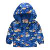 2t Lightweight Puffy Coat Toddler Boys Girls Casual Jackets Printing Hooded Outerwear Zipper Coats (Blue, 4-5 Years) view 1