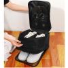 Shoe Bags for Travel, 3 Layers Travel Shoe Bag Holds 3 Pair of Shoes Waterproof Portable Shoe Storage Bag for Travel Camping Daily Use(Black)(Black) view 2