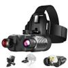 AILNJUC Night Vision Goggles Head Mounted, 1312FT Night Vision Binoculars Compatible with Military Tactical Helmet, Infrared Long Focus 8X Digital Zoom/32GB SD Card view 1
